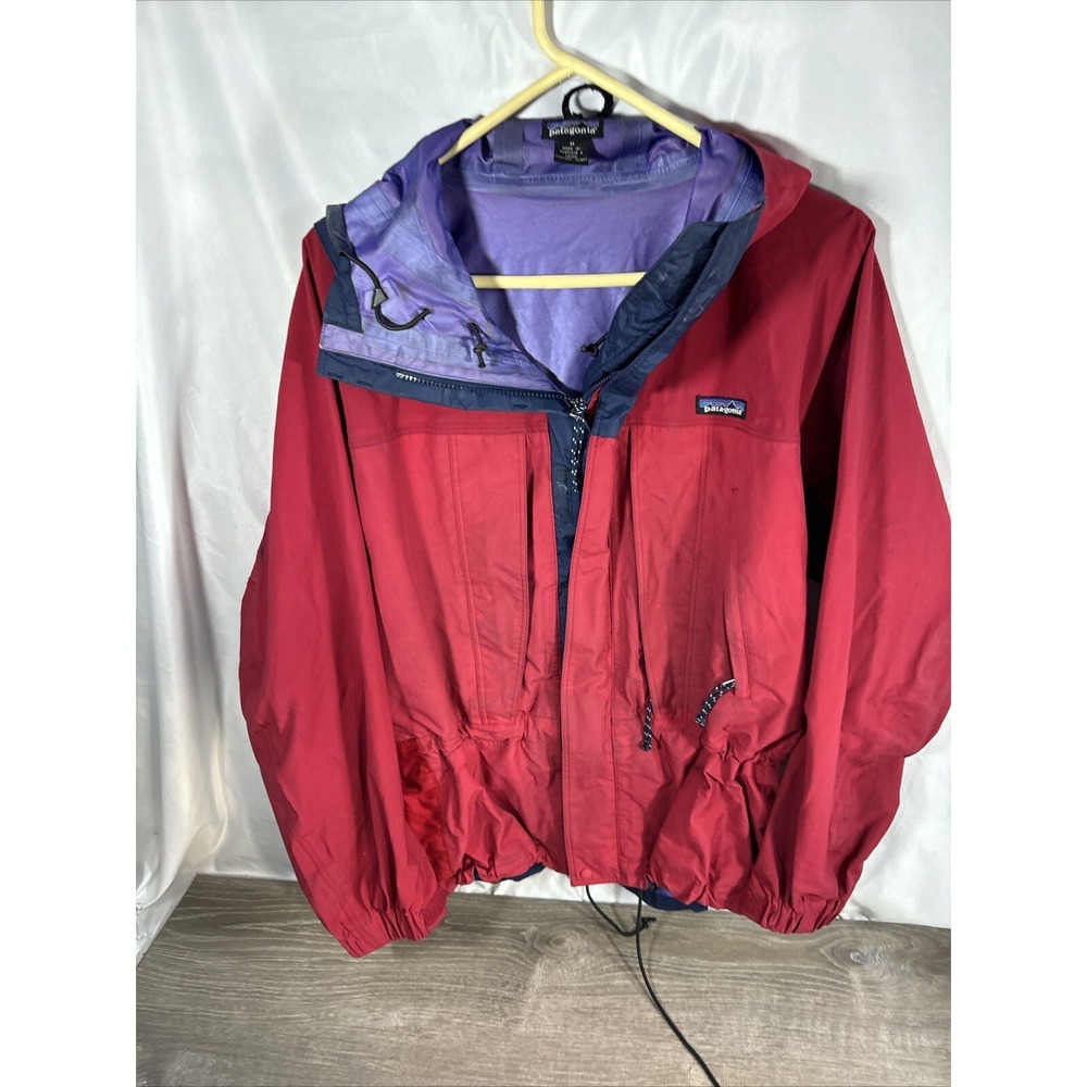 Men's Vintage 1998 Patagonia Torre Ski Jacket Shell Membrane Red (size M)